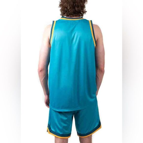 NWT Nostalgic Warner Brothers Space Jam Tune Squad Basketball Jersey Short Set M - Picture 2 of 10